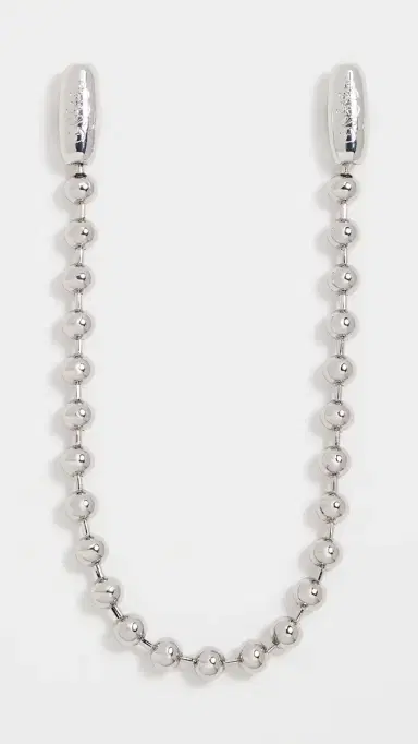 ossa Ballchain Mini Wristlet Rhodium One Size | Thumbnail 6 ossa Ballchain Mini Wristlet Rhodium One Size | Thumbnail 6