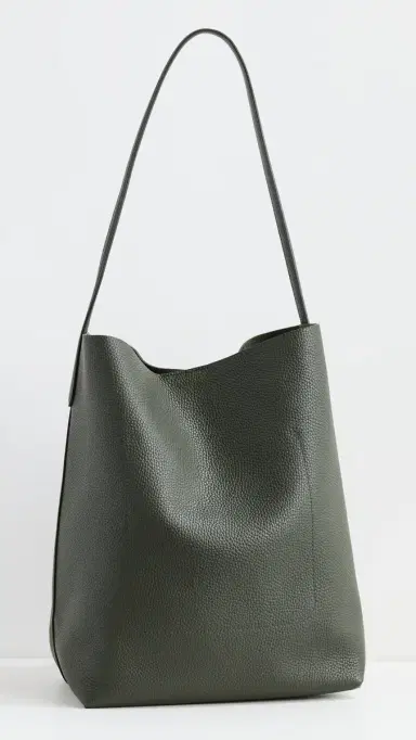Mansur Gavriel Everyday Cabas Bag Seaweed One Size | Thumbnail 4 Mansur Gavriel Everyday Cabas Bag Seaweed One Size | Thumbnail 4