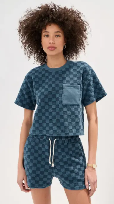 State & Lake Sofia Cropped Top Navy | Thumbnail 2 State & Lake Sofia Cropped Top Navy | Thumbnail 2