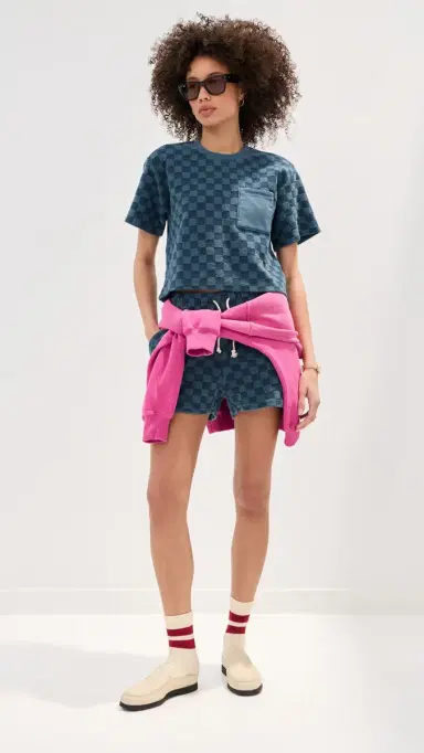 State & Lake Sofia Cropped Top Navy | Thumbnail 5 State & Lake Sofia Cropped Top Navy | Thumbnail 5