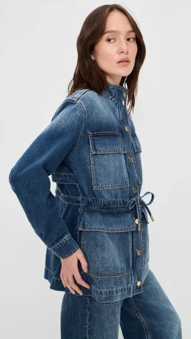 Veronica Beard Jean Truman Anorak Jacket City Lights | Thumbnail 4 Veronica Beard Jean Truman Anorak Jacket City Lights | Thumbnail 4