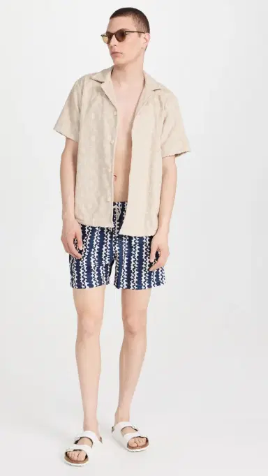OAS Blue cribble wim Shorts 5 Blue | Thumbnail 5 OAS Blue cribble wim Shorts 5 Blue | Thumbnail 5