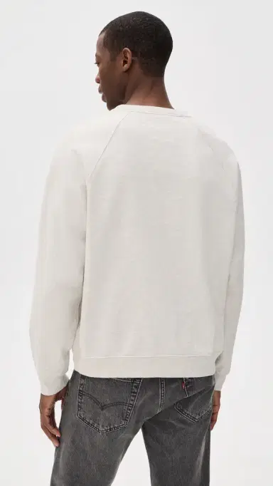 Madewell Terry Crew Neck Sweatshirt Heather Grey | Thumbnail 3 Madewell Terry Crew Neck Sweatshirt Heather Grey | Thumbnail 3