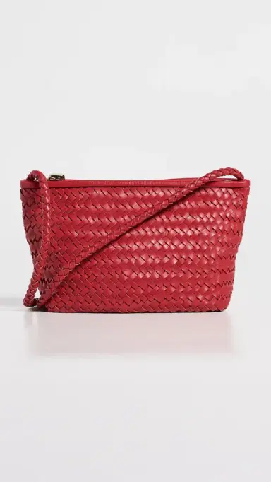 Madewell The Woven Crossbody Bag Scarlet One Size | Thumbnail 2 Madewell The Woven Crossbody Bag Scarlet One Size | Thumbnail 2