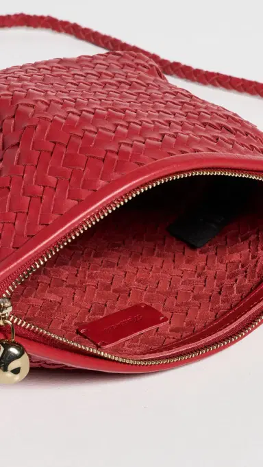 Madewell The Woven Crossbody Bag Scarlet One Size | Thumbnail 6 Madewell The Woven Crossbody Bag Scarlet One Size | Thumbnail 6
