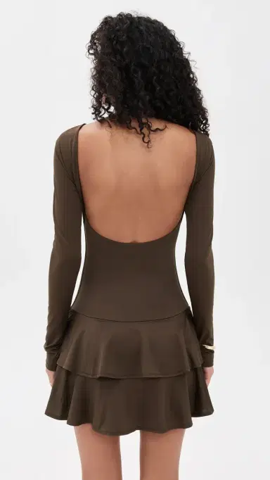 NIA Sienna Dress Espresso | Thumbnail 3 NIA Sienna Dress Espresso | Thumbnail 3