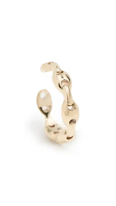 Zoë Chicco 14k Gold Small Mariner Link Hard Ear Cuff 14k | Thumbnail 6 Zoë Chicco 14k Gold Small Mariner Link Hard Ear Cuff 14k | Thumbnail 6