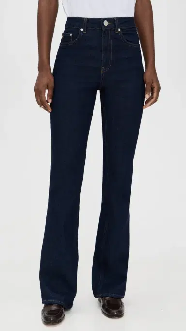 Aligne Straight Flare Jeans Indigo 27 | Thumbnail 2 Aligne Straight Flare Jeans Indigo 27 | Thumbnail 2
