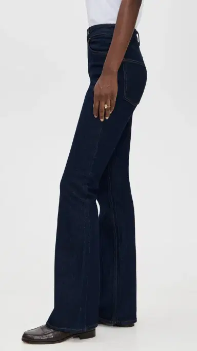 Aligne Straight Flare Jeans Indigo 27 | Thumbnail 4 Aligne Straight Flare Jeans Indigo 27 | Thumbnail 4
