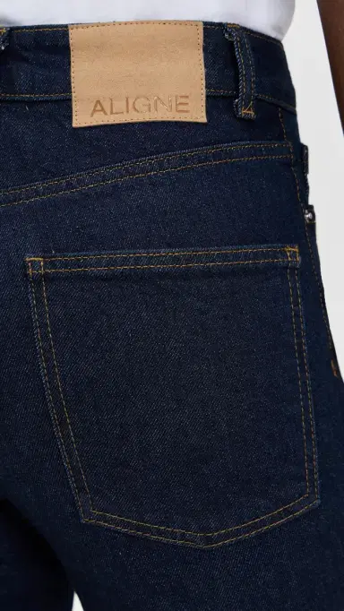 Aligne Straight Flare Jeans Indigo 27 | Thumbnail 6 Aligne Straight Flare Jeans Indigo 27 | Thumbnail 6