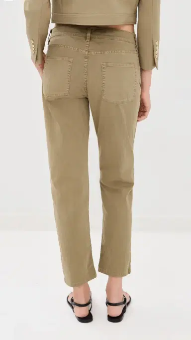 Nili Lotan Lorimer Khaki Pants Vintage Washed/French Khaki | Thumbnail 3 Nili Lotan Lorimer Khaki Pants Vintage Washed/French Khaki | Thumbnail 3
