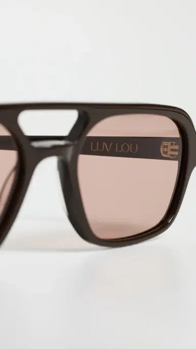 Luv Lou The Dusty Sunglasses Dark Chocolate One Size | Thumbnail 5 Luv Lou The Dusty Sunglasses Dark Chocolate One Size | Thumbnail 5