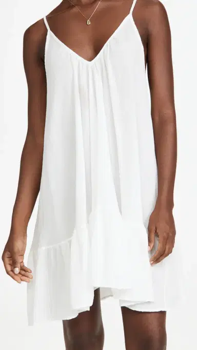 9seed St. Tropez Mini Dress White One Size | Thumbnail 2 9seed St. Tropez Mini Dress White One Size | Thumbnail 2