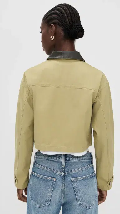 LE BOP Harriet Cropped Jacket Khaki | Thumbnail 3 LE BOP Harriet Cropped Jacket Khaki | Thumbnail 3