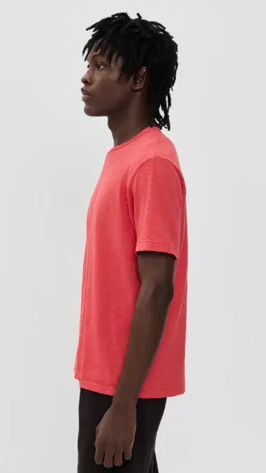 Alex Mill tandard T-Shirt In lub Cotton Fire Red | Thumbnail 4 Alex Mill tandard T-Shirt In lub Cotton Fire Red | Thumbnail 4