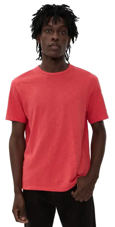 Alex Mill tandard T-Shirt In lub Cotton Fire Red | Thumbnail 1 Alex Mill tandard T-Shirt In lub Cotton Fire Red | Thumbnail 1