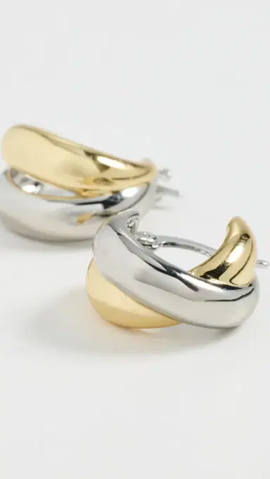 Shashi Ross Hoops Gold/Silver | Thumbnail 4 Shashi Ross Hoops Gold/Silver | Thumbnail 4
