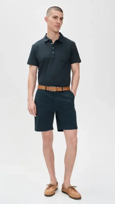 Billy Reid Chino Shorts 8 Carbon | Thumbnail 5 Billy Reid Chino Shorts 8 Carbon | Thumbnail 5