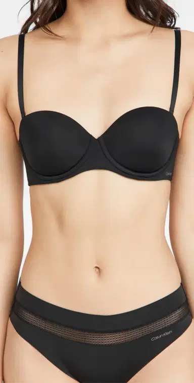 Calvin Klein Underwear CK Push Up Strapless Bra Black001 36C | Thumbnail 1 Calvin Klein Underwear CK Push Up Strapless Bra Black001 36C | Thumbnail 1