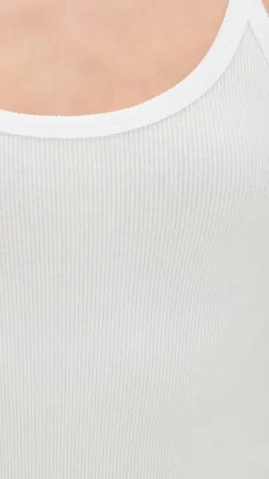 ENZA COSTA Ribbed Halter Tank White | Thumbnail 6 ENZA COSTA Ribbed Halter Tank White | Thumbnail 6