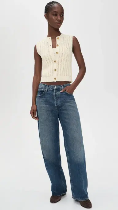 Splendid Luca weater Vest Antique Pearl | Thumbnail 5 Splendid Luca weater Vest Antique Pearl | Thumbnail 5