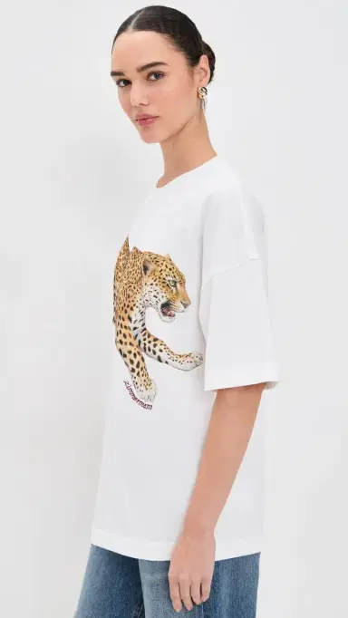 Zimmermann Printed Leopard Tee Leopard | Thumbnail 4 Zimmermann Printed Leopard Tee Leopard | Thumbnail 4