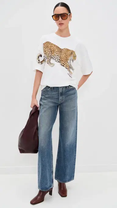 Zimmermann Printed Leopard Tee Leopard | Thumbnail 5 Zimmermann Printed Leopard Tee Leopard | Thumbnail 5