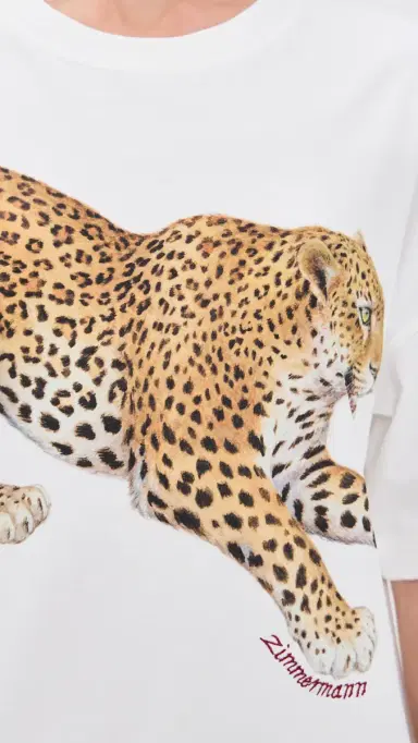 Zimmermann Printed Leopard Tee Leopard | Thumbnail 6 Zimmermann Printed Leopard Tee Leopard | Thumbnail 6
