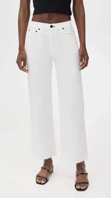 Askk NY Crop Wide Leg Twill Pants | Thumbnail 2 Askk NY Crop Wide Leg Twill Pants | Thumbnail 2