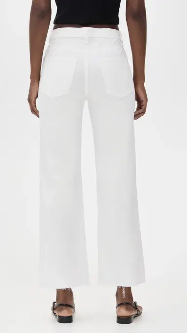 Askk NY Crop Wide Leg Twill Pants | Thumbnail 3 Askk NY Crop Wide Leg Twill Pants | Thumbnail 3