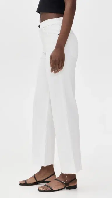 Askk NY Crop Wide Leg Twill Pants | Thumbnail 4 Askk NY Crop Wide Leg Twill Pants | Thumbnail 4