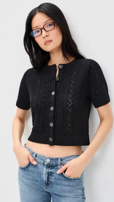 Alex Mill Elle Cardigan Black M | Thumbnail 2 Alex Mill Elle Cardigan Black M | Thumbnail 2