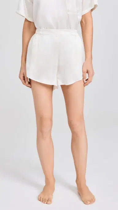 Lunya Washable ilk Tee Short et Tranquil White | Thumbnail 5 Lunya Washable ilk Tee Short et Tranquil White | Thumbnail 5