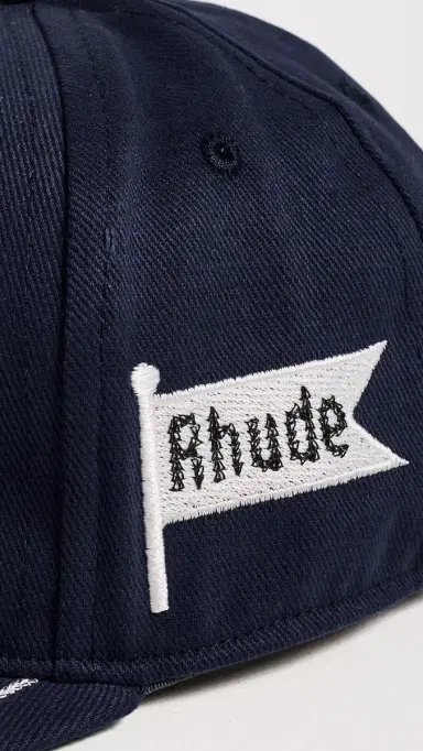 Rhude Grapevine R-Crown Fitted Cap Navy / White One Size | Thumbnail 4 Rhude Grapevine R-Crown Fitted Cap Navy / White One Size | Thumbnail 4