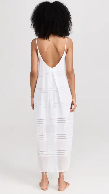 Lemlem Abira Slip Dress White L | Thumbnail 4 Lemlem Abira Slip Dress White L | Thumbnail 4