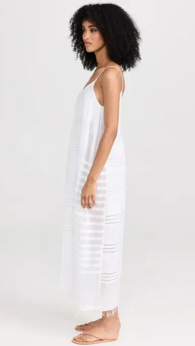 Lemlem Abira Slip Dress White L | Thumbnail 5 Lemlem Abira Slip Dress White L | Thumbnail 5