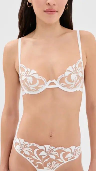 Bluebella Leonora Wired Bra White/Sheer 30B | Thumbnail 2 Bluebella Leonora Wired Bra White/Sheer 30B | Thumbnail 2