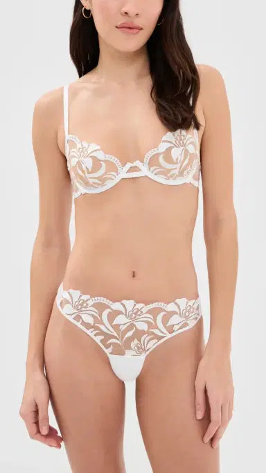 Bluebella Leonora Wired Bra White/Sheer 30B | Thumbnail 5 Bluebella Leonora Wired Bra White/Sheer 30B | Thumbnail 5