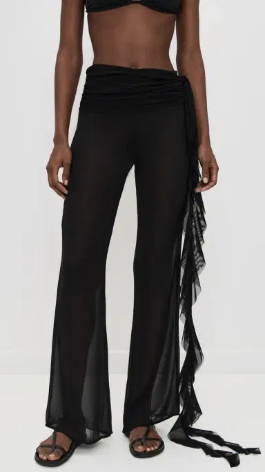 Bananhot hawn Mesh Coverup Pants Black | Thumbnail 2 Bananhot hawn Mesh Coverup Pants Black | Thumbnail 2