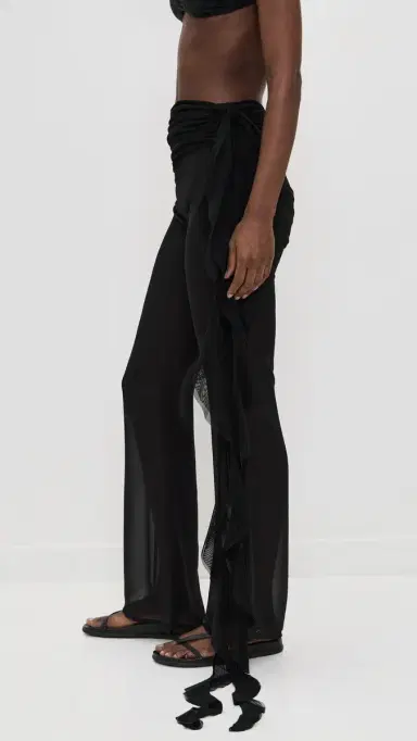 Bananhot hawn Mesh Coverup Pants Black | Thumbnail 4 Bananhot hawn Mesh Coverup Pants Black | Thumbnail 4