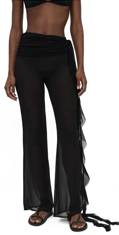 Bananhot hawn Mesh Coverup Pants Black | Thumbnail 1 Bananhot hawn Mesh Coverup Pants Black | Thumbnail 1