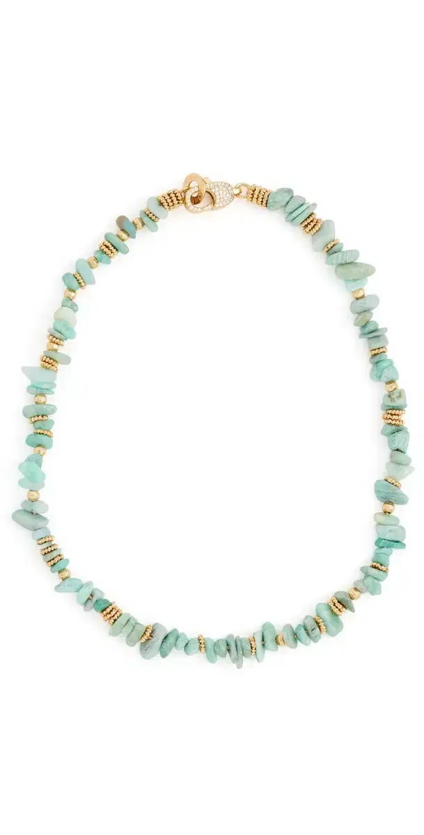 Aloha Amazonite Mini Necklace Turquoise One Size Aloha Amazonite Mini Necklace Turquoise One Size