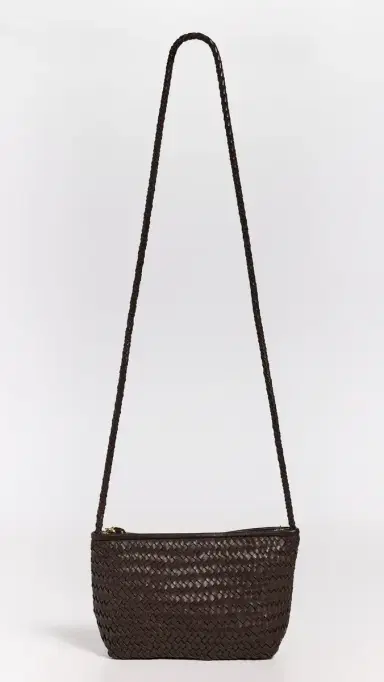 Madewell The Woven Crossbody Bag Coffee Bean One Size | Thumbnail 2 Madewell The Woven Crossbody Bag Coffee Bean One Size | Thumbnail 2