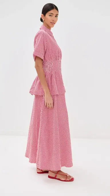 Rosie Assoulin Boogie Woogie Bugle Boy Dress Red Gingham 6 | Thumbnail 5 Rosie Assoulin Boogie Woogie Bugle Boy Dress Red Gingham 6 | Thumbnail 5