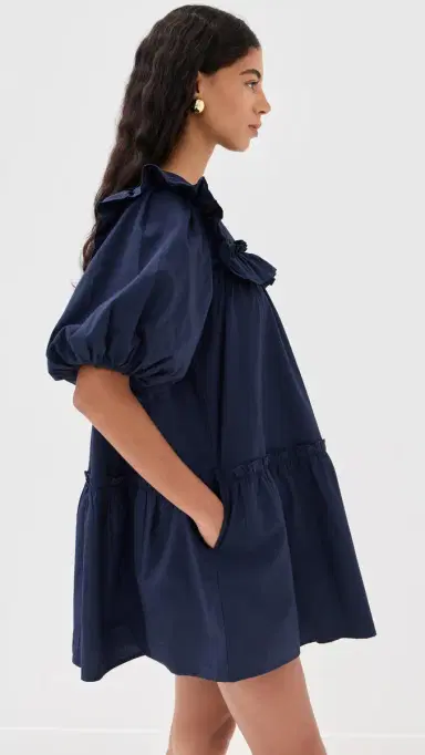 Cleobella Tatiana Mini Dress Navy | Thumbnail 4 Cleobella Tatiana Mini Dress Navy | Thumbnail 4