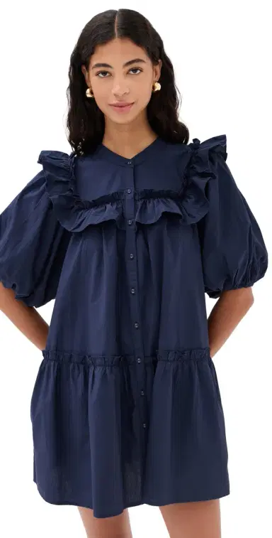 Cleobella Tatiana Mini Dress Navy | Thumbnail 1 Cleobella Tatiana Mini Dress Navy | Thumbnail 1