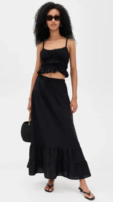 Peixoto Riley Maxi Skirt Black | Thumbnail 5 Peixoto Riley Maxi Skirt Black | Thumbnail 5