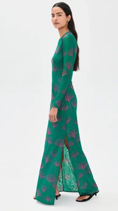 Eywasouls Malibu Scarlet Dress Jade Ginkgo | Thumbnail 4 Eywasouls Malibu Scarlet Dress Jade Ginkgo | Thumbnail 4