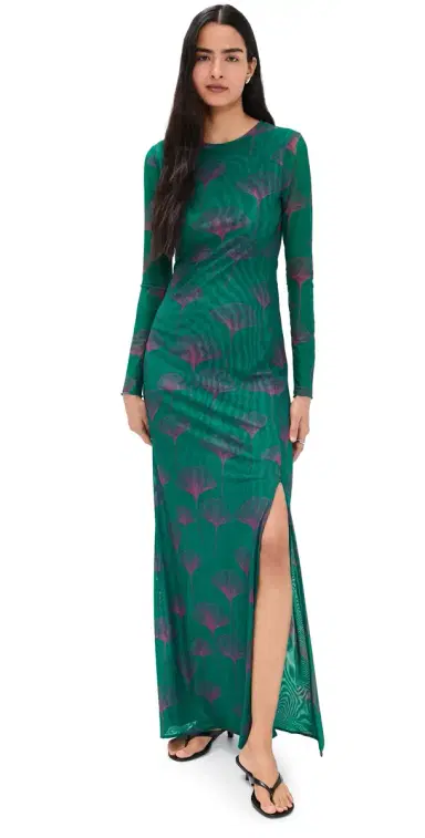 Eywasouls Malibu Scarlet Dress Jade Ginkgo | Thumbnail 1 Eywasouls Malibu Scarlet Dress Jade Ginkgo | Thumbnail 1