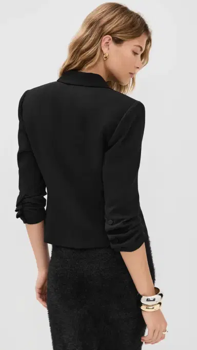 Cinq à Sept Le Petit Khloe Blazer Black 2 | Thumbnail 3 Cinq à Sept Le Petit Khloe Blazer Black 2 | Thumbnail 3